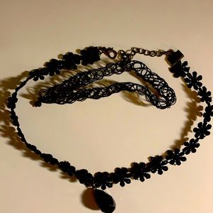 Two choker necklaces